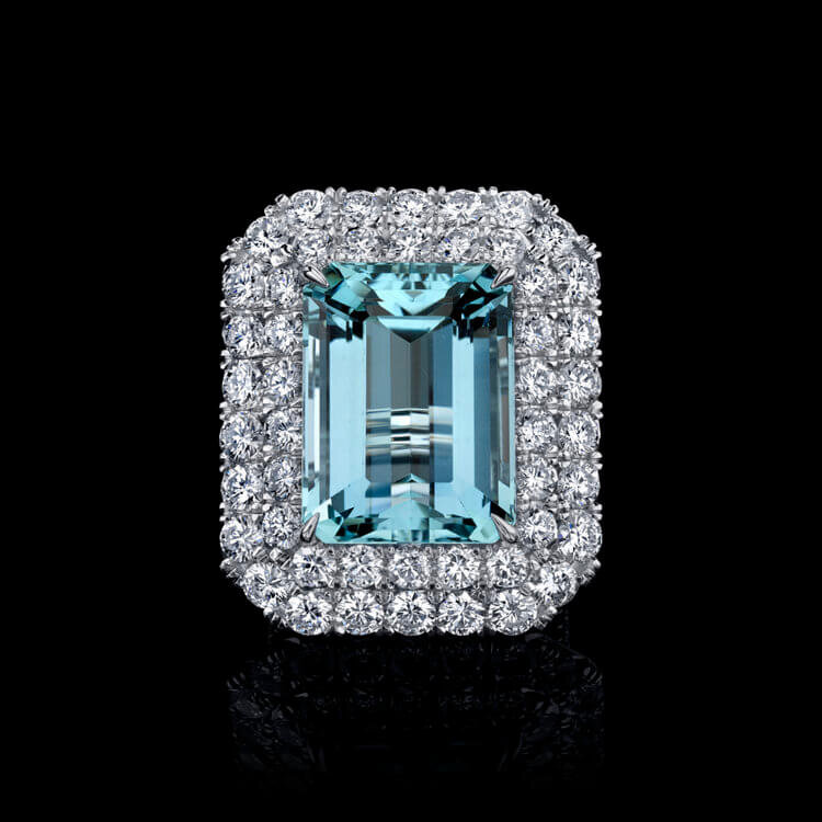 diamond-ring-with-Emerald-Cut-Aquamarine1